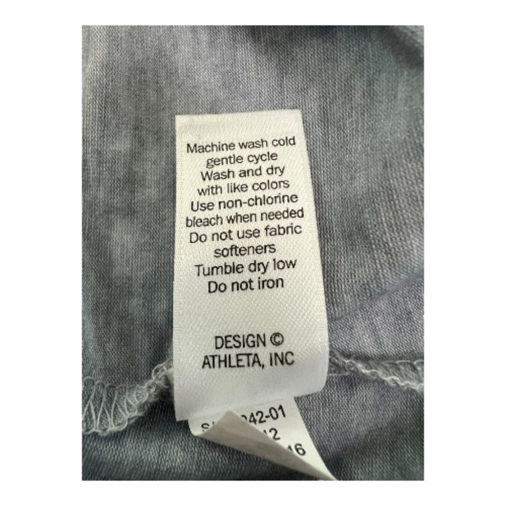 EUC Athleta essence tie-back tank – light heather gray, size M - Picture 8 of 8